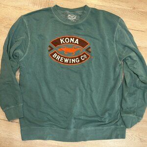 Green and Orange Sweatshirt with Soft Fabric